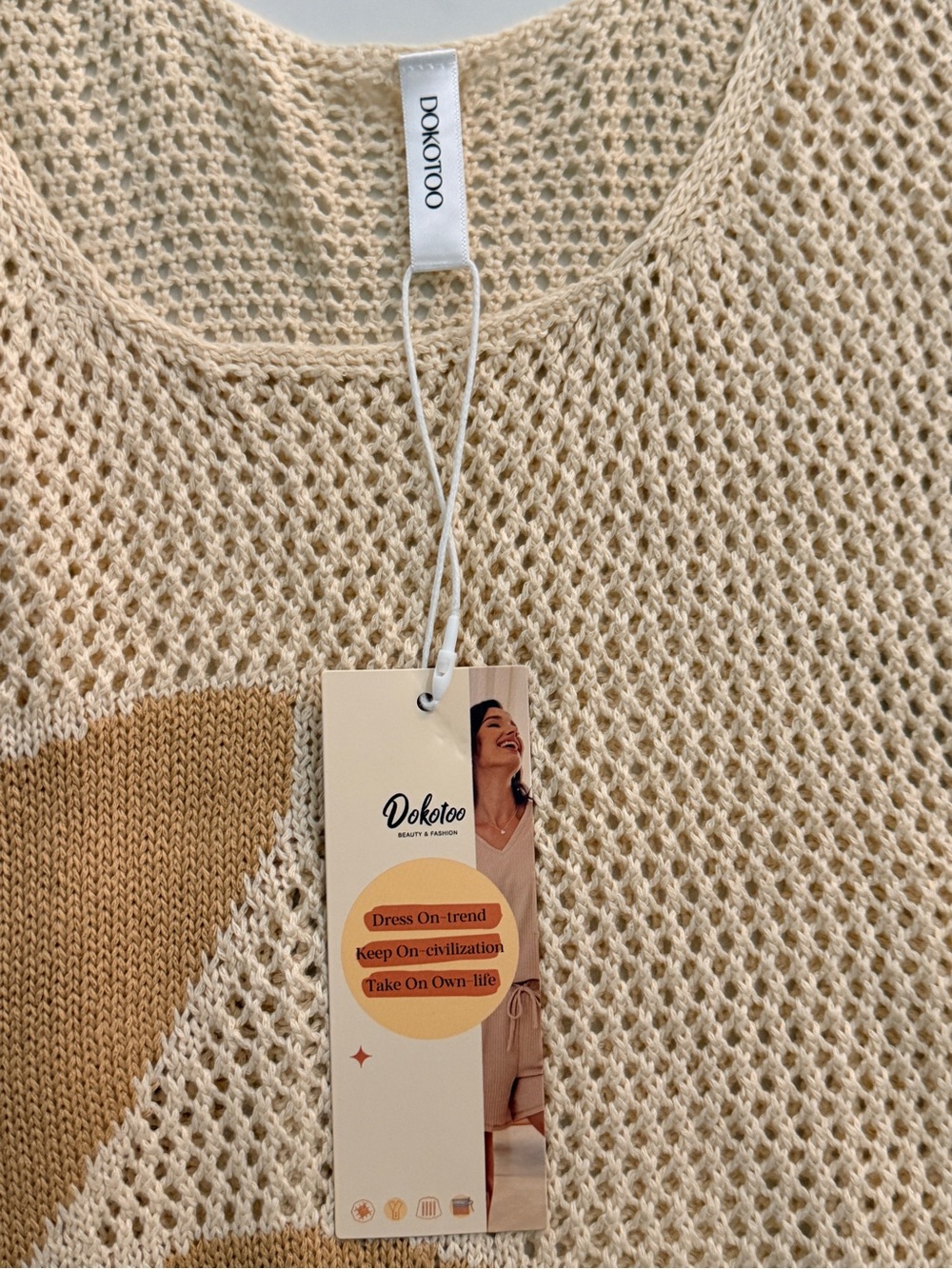 DOKOTOO swim coverup medium NWT